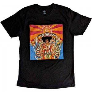 Jimi Hendrix Unisex T-Shirt: Axis (Black) (Medium)