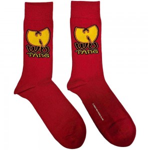 Wu-Tang Clan Unisex Ankle Socks: Wu-Tang (Red) (UK Size 7 - 11)