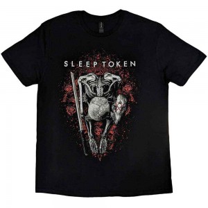 Sleep Token Unisex T-Shirt: The Love You Want Skeleton (Black) (Large)