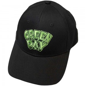 Green Day Unisex Baseball Cap: Dookie Logo (Black)