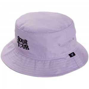 Olivia Rodrigo Unisex Bucket Hat: Sour Tour (Purple) (Ex-Tour)