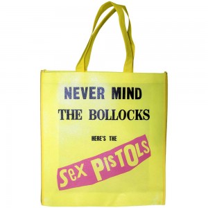 The Sex Pistols Eco Shopper: Never Mind The Bollocks Original Album (Yellow) (Back Print)