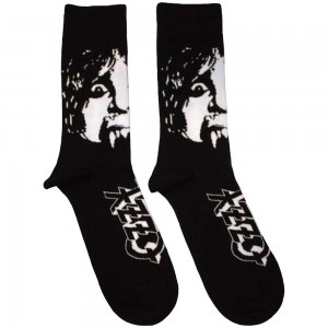 Ozzy Osbourne Unisex Ankle Socks: Madman (Black) (UK Size 7 - 11)