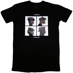 Gorillaz Ladies T-Shirt Dress: Demon Days (Black) (Small)