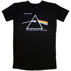 Pink Floyd Ladies T-Shirt Dress: Dark Side Of The Moon Courier (Black) (X-Large)