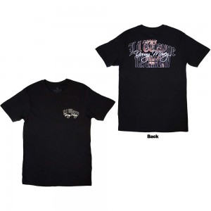 Lil Wayne Unisex T-Shirt: Face Infill (Black) (Back Print) (XX-Large)
