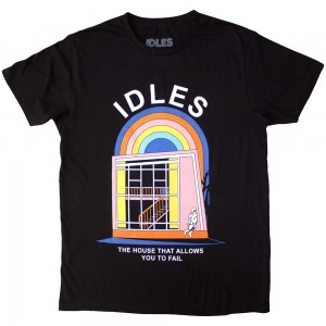 Idles Unisex T-Shirt: The House (Black) (Medium)