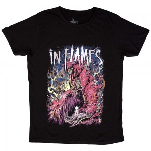 In Flames Unisex T-Shirt: Nothing But Pain (Black) (XX-Large)