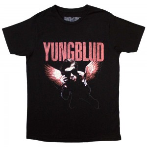Yungblud Unisex T-Shirt: Wings (Black) (XX-Large)