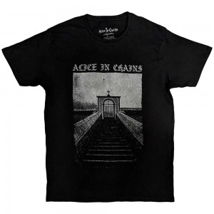 Alice In Chains Unisex T-Shirt: Stairway (Black) (Small)