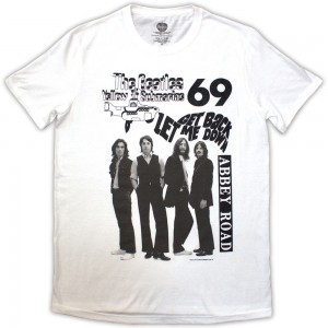 The Beatles Unisex T-Shirt: 1969 (White) (Medium)