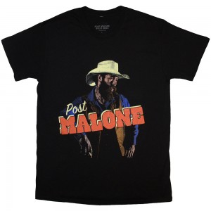 Post Malone Unisex T-Shirt: Cowboy (Black) (XX-Large)