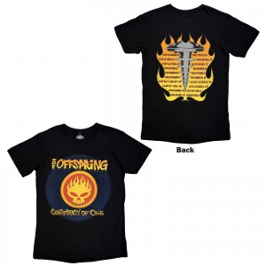 The Offspring Unisex Carbon T-Shirt: Conspiracy Of One Tour ´00 (Black) (Back Print) (Large)