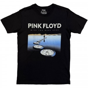 Pink Floyd Unisex T-Shirt: Clocks (Black) (Small)