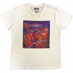 Santana Unisex T-Shirt: Supernatural (White) (Small)