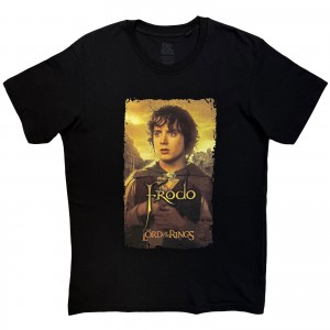 Lord Of The Rings Unisex T-Shirt: Frodo Homage (Black) (Large)