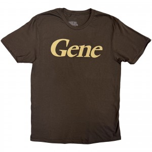 Gene Unisex T-Shirt: Classic Logo (Brown) (Medium)