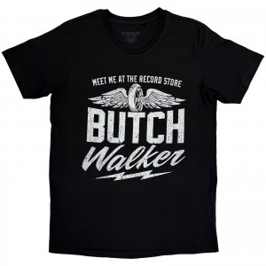 Butch Walker Unisex T-Shirt: Wings Wheel (Black)