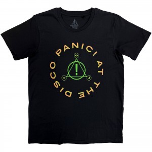 Panic! At The Disco Unisex T-Shirt: Triangle Circle (Black)