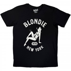 Blondie Unisex T-Shirt: New York (Black) (Large)