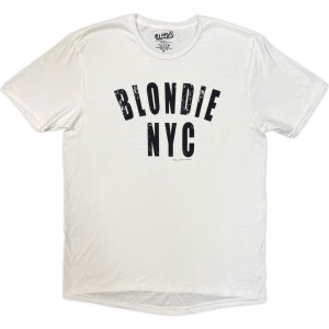 Blondie Unisex T-Shirt: NYC (White) (XX-Large)