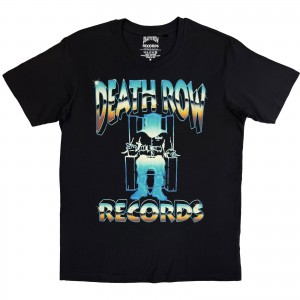 Death Row Records Unisex T-Shirt: Execution (Black) (XX-Large)