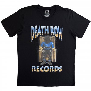 Death Row Records Unisex T-Shirt: Execution Full Colour (Black) (XX-Large)