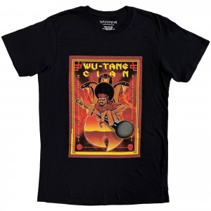 Wu-Tang Clan Unisex T-Shirt: Kung Fu (Black) (Medium)