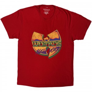 Wu-Tang Clan Unisex T-Shirt: New York V1 (Red) (Small)