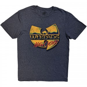 Wu-Tang Clan Unisex T-Shirt: New York V2 (Denim Blue) (XX-Large)