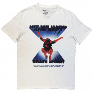 Billie Eilish Unisex T-Shirt: Jump Tracklist (White) (XX-Large)