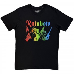 Rainbow Unisex T-Shirt: Three Richies (Black) (X-Large)