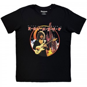 Rainbow Unisex T-Shirt: Richie Blackmore Rainbow (Black) (XX-Large)