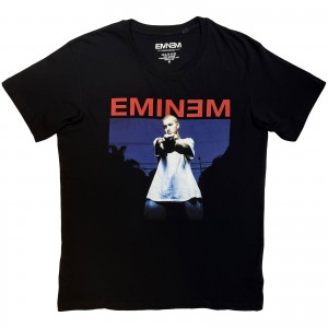 Eminem Unisex T-Shirt: Photo (Black) (Large)