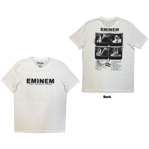 Eminem Unisex T-Shirt: The Eminem Show (White) (Back Print) (XX-Large)