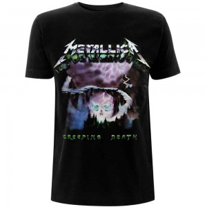 Metallica Unisex T-Shirt: Creeping Death (Black) (Large)