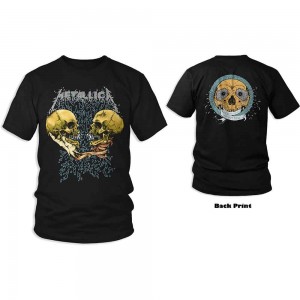 Metallica Unisex T-Shirt: Sad But True (Black) (Back Print) (Large)