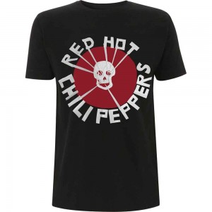 Red Hot Chili Peppers Unisex T-Shirt: Flea Skull (Black) (Small)