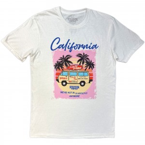 Stranger Things Unisex T-Shirt: California (White) (Medium)