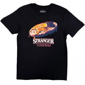 Stranger Things Unisex T-Shirt: Surfer Boy Piazza (Black) (XX-Large)