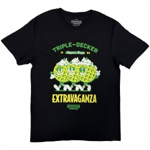 Stranger Things Unisex T-Shirt: Ahoy Now Available (Black) (XX-Large)