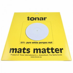 Tonar Pure white perspex mat (dia 295 mm)