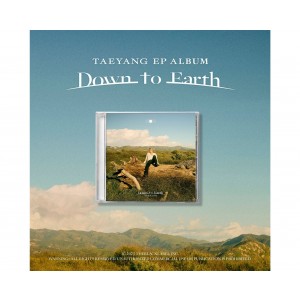 TAEYANG-DOWN TO EARTH  (24 PAGE BOOKLET, FOLDABLE POSTER, AND 1 OF 3 RANDOM PHOTO CARDS)