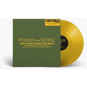 John Lennon & Yoko Ono - Power To The People (Live At The One-To-One Concert, New York City, 1972) (RSD 2025) (Yellow 12-inch)