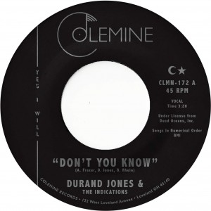 DURAND JONES-DON´T YOU KNOW 7"