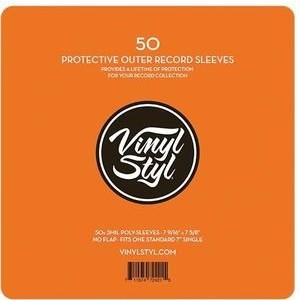 Vinyl Styl - 50 Pack Protective Outer Single Record Sleeves