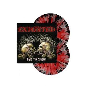 THE EXPLOITED-FUCK THE SYSTEM (2003) (CLEAR RED BLACK SPLATTER) (2x VINYL)