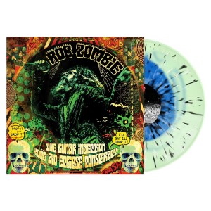 ROB ZOMBIE-THE LUNAR INJECTION KOOL AID ECLIPSE CONSPIRACY (2021) (BLUE IN BOTTLE GREEN WITH BLACK AND BONE SPLATTER VINYL)