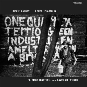 Dickie Landry - 4 Cuts Placed In ´´A First Quarter´ (Vinyl)