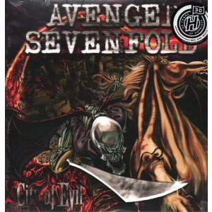 AVENGED SEVENFOLD - CITY OF EVIL (2005) (Ltd. Red/White Swirl vinyl)